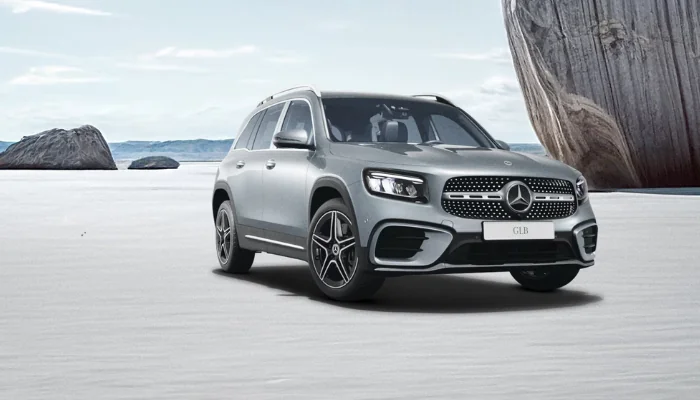 Mercedez GLB representada por uma foto do carro Mercedez GLB.