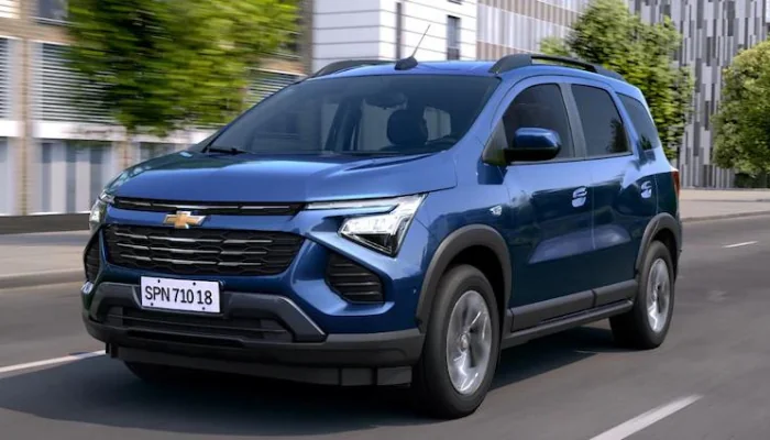 Spin representada por uma foto do carro spin azul.