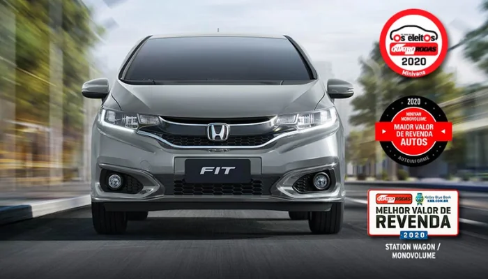 Foto do Honda Fit.