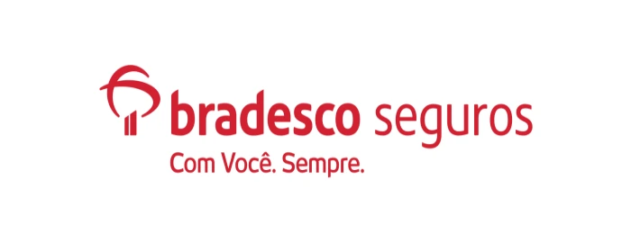 Logo Bradesco Seguros. Falando sobre os melhores seguros de carros.